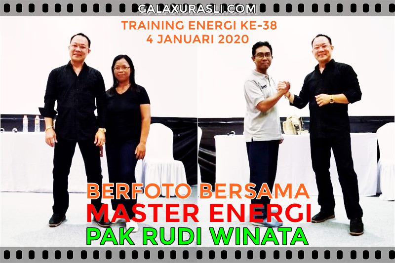 Foto bersama Master Energi, Bapak Rudi Winata